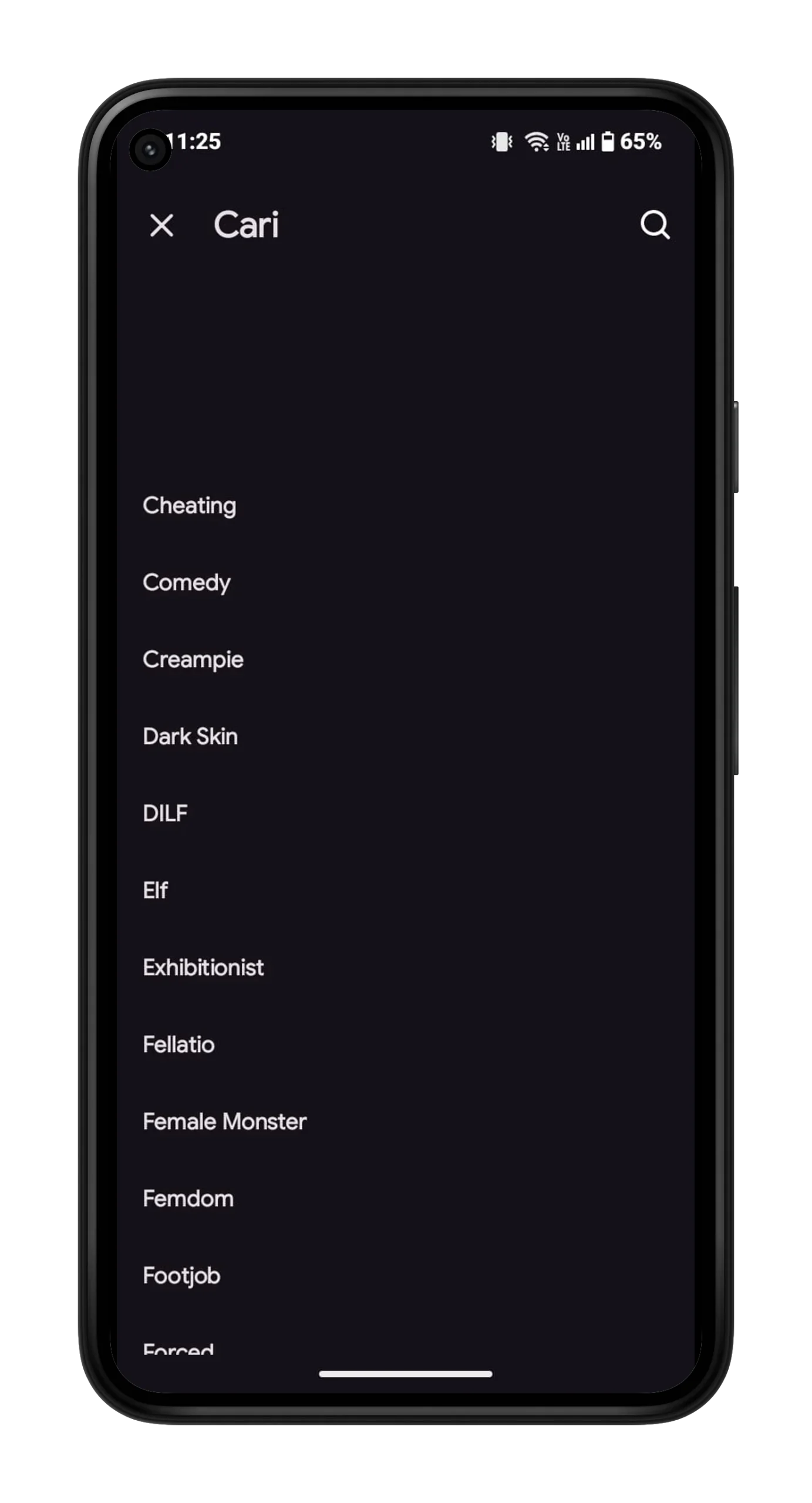 Nekopoi Search button